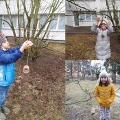 Školní družina Bory- Výroba krmítek