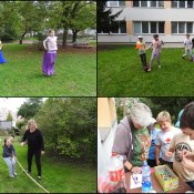 Školní družina Bory- Soutěže na zahradě